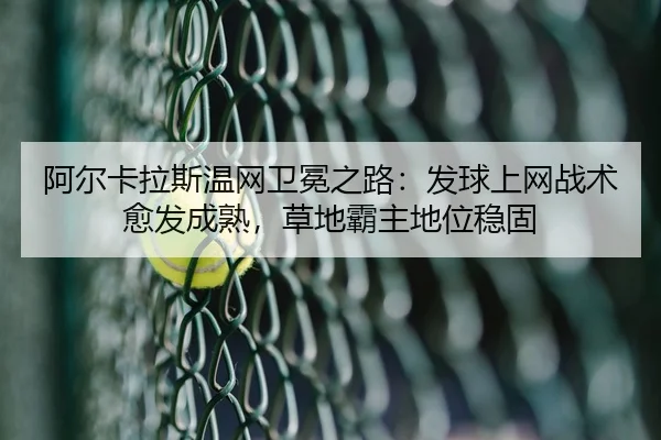 阿尔卡拉斯温网卫冕之路：发球上网战术愈发成熟，草地霸主地位稳固